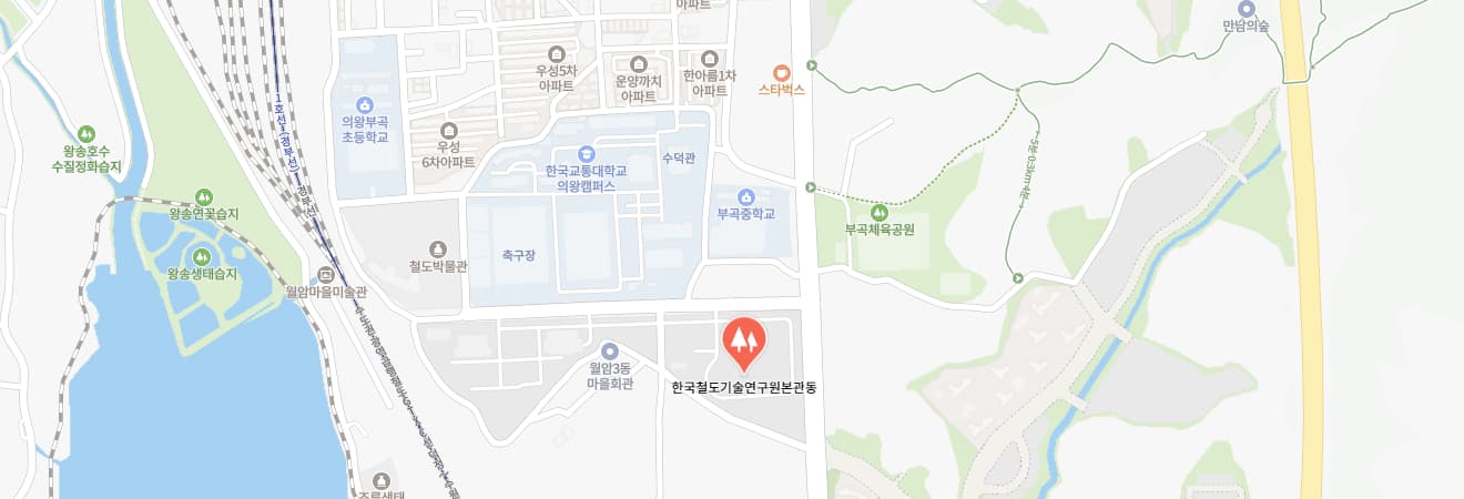 한국철도기술연구원 위치 지도